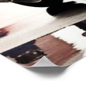 Mod Scooter, Union Jack, Brighton, Parka Poster (Ecke)