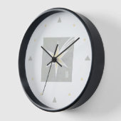 Mod Shooting Star Round Wall Clock Uhr (Winkel)