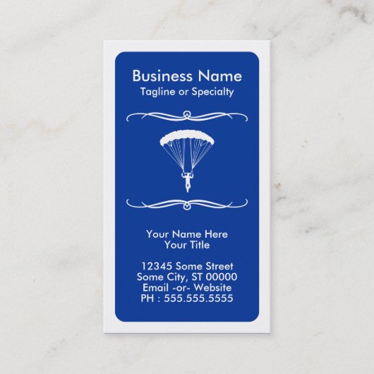 Mod Skydiver-Treuekarte Treuekarte (Vorderseite)