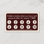 Mod Soft Pretzel-Treuekarte Treuekarte (Rückseite)