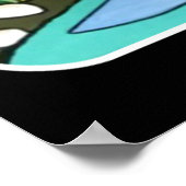 Mod Spaß in der Sonne auf einem Bild aus der Mitte Poster (Ecke)