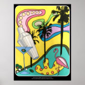 Mod Spaß in der Sonne auf einem Bild aus der Mitte Poster (Vorne)