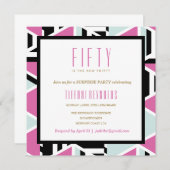 Mod Squad Meilenstein Geburtstagseinladung Einladung (Vorne/Hinten)