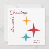 Mod Stars, Mittelalter Moderner Retro Weihnachten (Vorderseite)