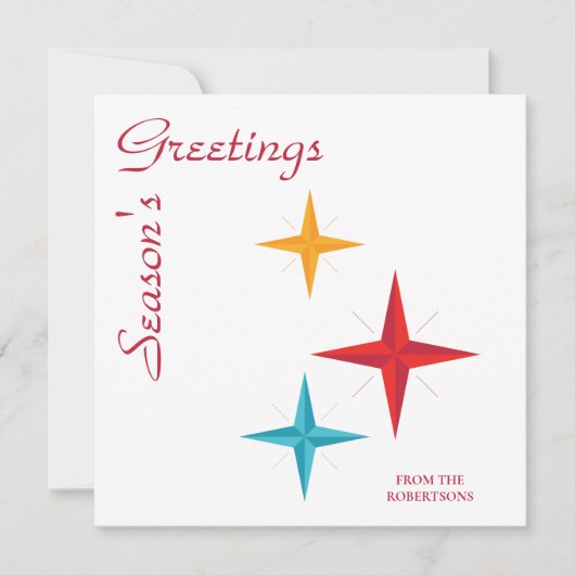 Mod Stars, Mittelalter Moderner Retro Weihnachten (Vorderseite)