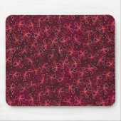 Mod Sternexplosion Maroon und Pink Mouse Pad Mousepad (Vorne)
