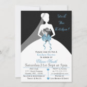 Mod Stock die Küche Brautparty Einladung (Vorderseite)