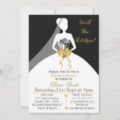 Mod Stock die Küche Brautparty Einladung (Vorderseite)