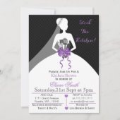 Mod Stock die Küche Brautparty Einladung (Vorderseite)