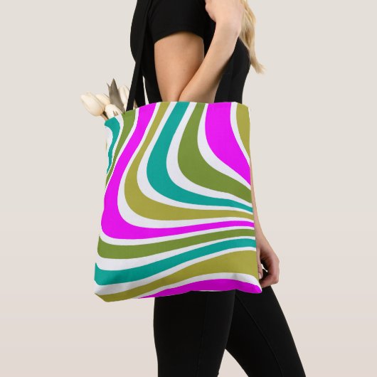 Mod-Streifen und -Tafeln Tasche (Von Nahem)