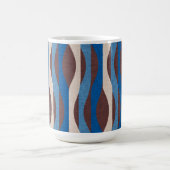 Mod Stripes blau Kaffeetasse (Mittel)