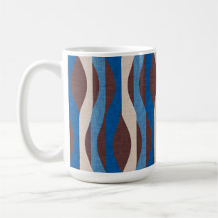 Mod Stripes blau Kaffeetasse