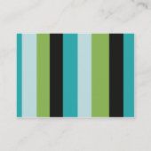 Mod Stripes Chubby Visitenkarte (Rückseite)