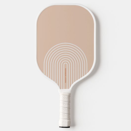 Mod Stripter Arch-Neutral-Farbton für benutzerdefi Pickleball Schläger (Rückseite)