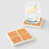 Mod Sun Faces Orange Untersetzer (Seitenansicht)