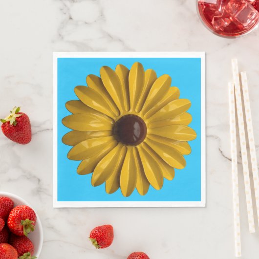 MOD Sunflower Blume Brooch - Blumengarten Serviette (Beispiel)