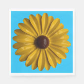 MOD Sunflower Blume Brooch - Blumengarten Serviette (Vorderseite)