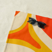 Mod Swirl Retro Trippy Abstraktes Muster Strandtuch (Beispiel)