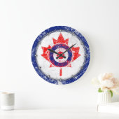 MOD Target Grunge Canada Wild Große Wanduhr (Zuhause)
