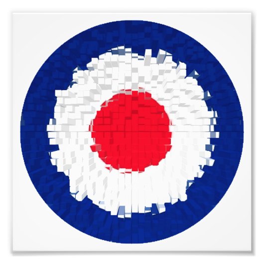 Mod Target mit Wirkung angewendet Fotodruck (Vorne)