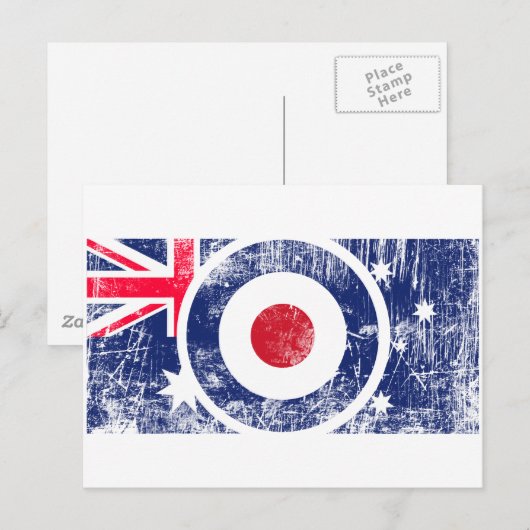 Mod Target Mod Australia Roundel Target Scooter Postkarte (Vorne/Hinten)