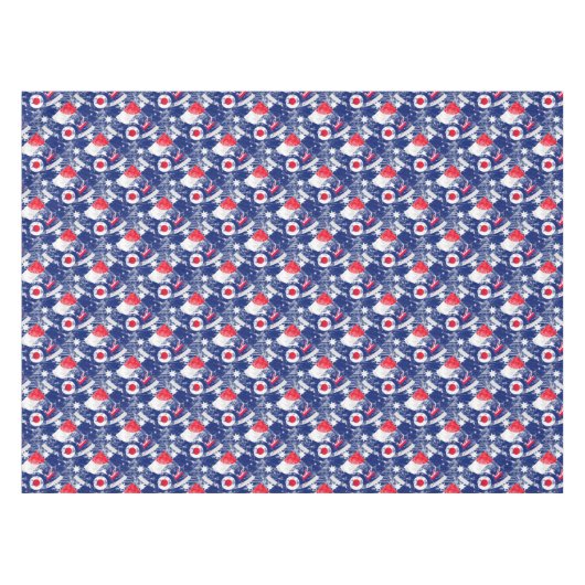 Mod Target Mod Australia Ziel Grunge Roundel Tischdecke (Vorderseite (Horizontal))