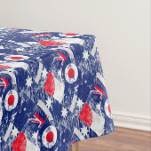 Mod Target Mod Australia Ziel Grunge Roundel Tischdecke (Beispiel)