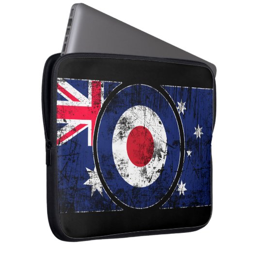 Mod Target Mod Australien Zielscheibe Laptopschutzhülle (Vorne Rechts)