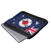 Mod Target Mod Australien Zielscheibe Laptopschutzhülle (Vorne Knopf)