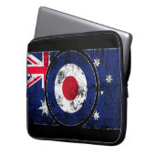 Mod Target Mod Australien Zielscheibe Laptopschutzhülle (Vorderseite Links)