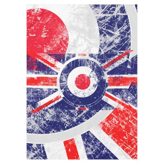 Mod Target Mod UK Target Grunge Roundel Tischdecke (Vorderseite)