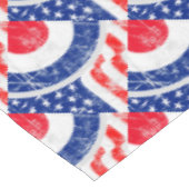 Mod Target Mod USA Target Grunge Roundel Tischdecke (Schrägansicht)