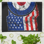 Mod Target Mod USA Target Roundel Küchentuch (Gefaltet)