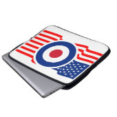 Mod Target Mod USA Target Scooter Laptopschutzhülle (Vorne Knopf)