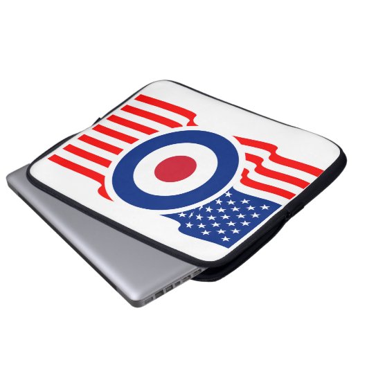 Mod Target Mod USA Target Scooter Laptopschutzhülle (Vorne Knopf)