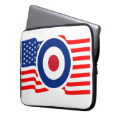 Mod Target Mod USA Target Scooter Laptopschutzhülle (Vorderseite Links)