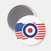 Mod Target Mod USA Target Scooter Magnet (Vorderseite/Rückseite)