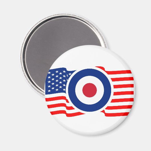 Mod Target Mod USA Target Scooter Magnet (Vorderseite/Rückseite)