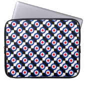 Mod Target Pattern Polka Dots Fashion Großbritanni Laptopschutzhülle (Vorderseite)