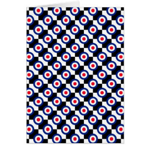Mod Target Pattern Polka Dots Fashion Vintag