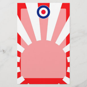 MOD Target Roundel auf Burst Japan Briefpapier