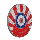 MOD Target Roundel auf Burst Japan Dartscheibe (Vorderseite Links)