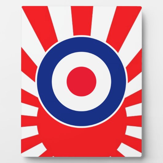 MOD Target Roundel auf Burst Japan Fotoplatte (Vorderseite)