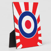 MOD Target Roundel auf Burst Japan Fotoplatte (Seite)