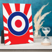 MOD Target Roundel auf Burst Japan Fotoplatte (Seite)