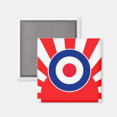 MOD Target Roundel auf Burst Japan Magnet (Vorderseite/Rückseite)