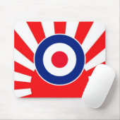 MOD Target Roundel auf Sunburst Mousepad (Mit Mouse)