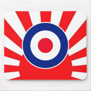 MOD Target Roundel auf Sunburst Mousepad
