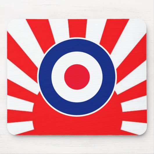 MOD Target Roundel auf Sunburst Mousepad (Vorne)
