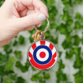 Mod Target Roundel auf Sunburst Schlüsselanhänger (Hand)